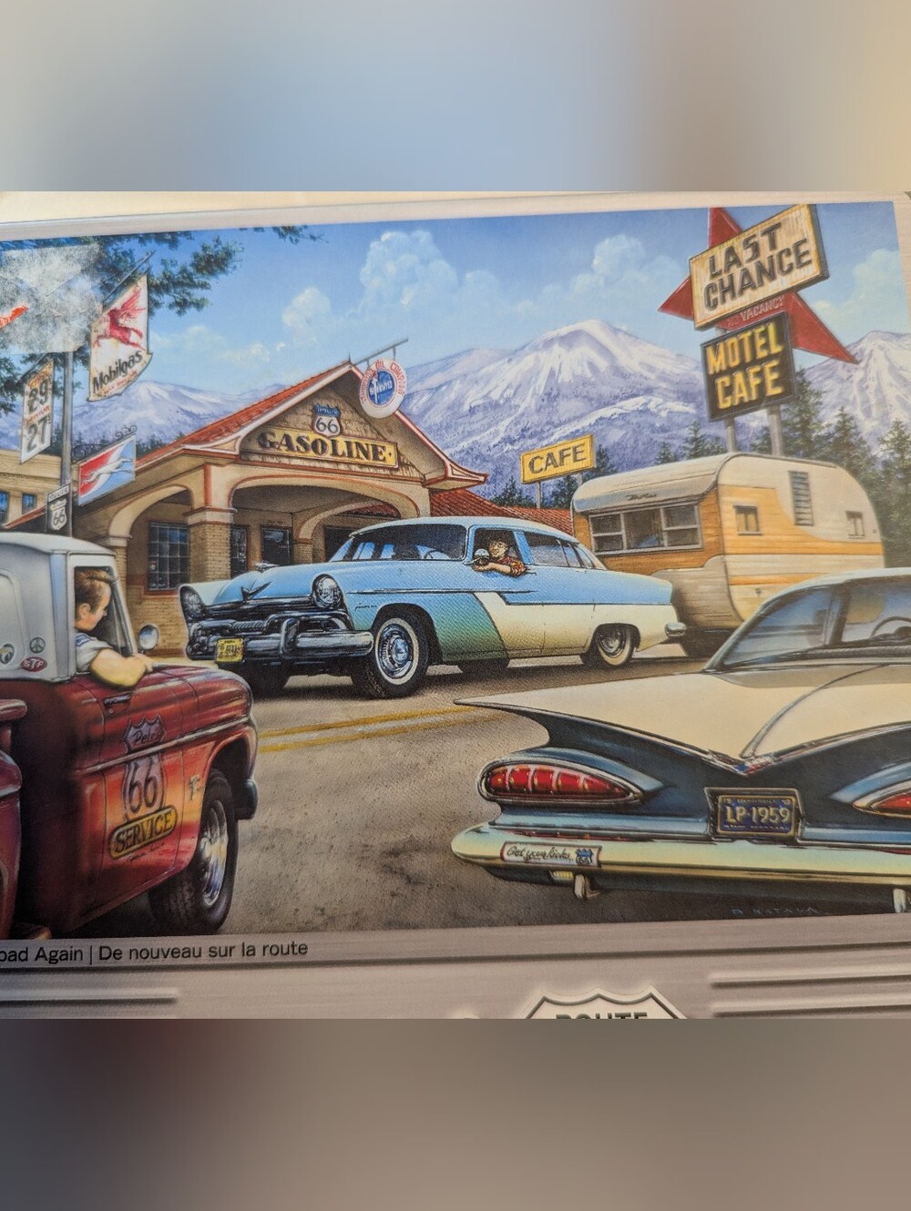 On The Road Again Cruisin' Route 66 1000 Piece Jigsaw Puzzle By Master Pieces